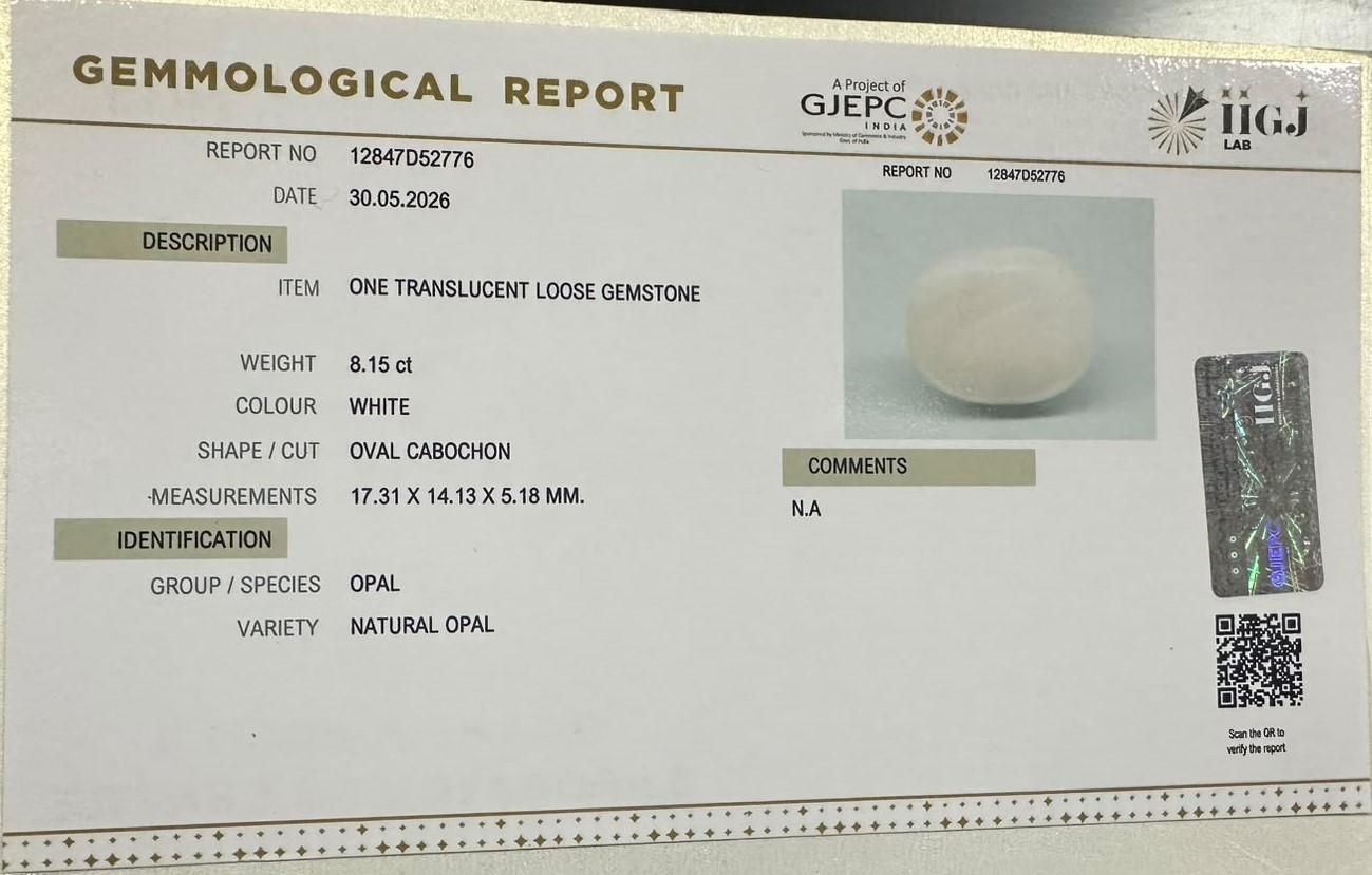 OPAL 8.15 Ct.