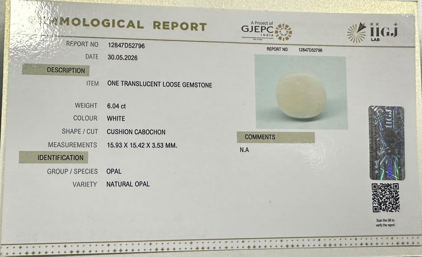 OPAL 6.04 Ct.