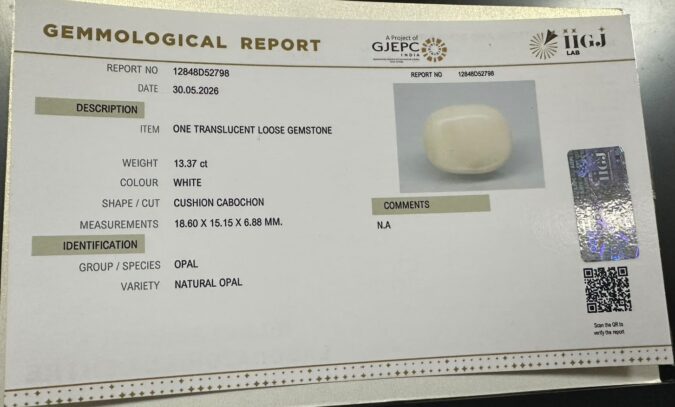 OPAL 13.37 Ct. OPAL 13.37 Ct.