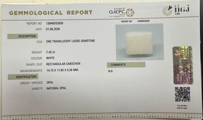 OPAL 7.42 Ct.