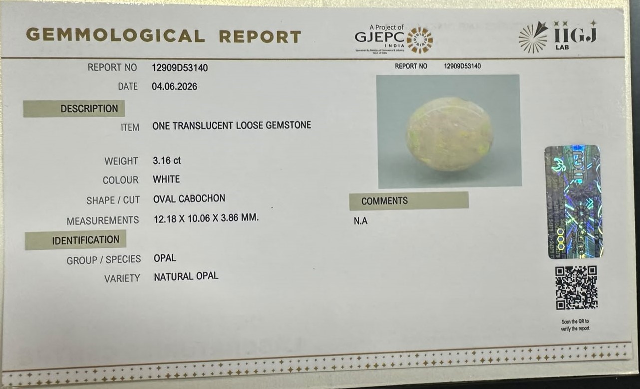 OPAL 3.16 Ct. OPAL 3.16 Ct.
