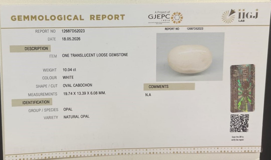 OPAL 10.04 Ct.