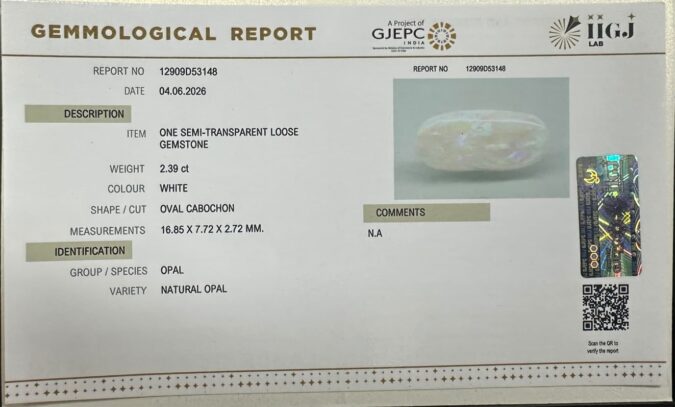 OPAL 2.39 Ct. OPAL 2.39 Ct.