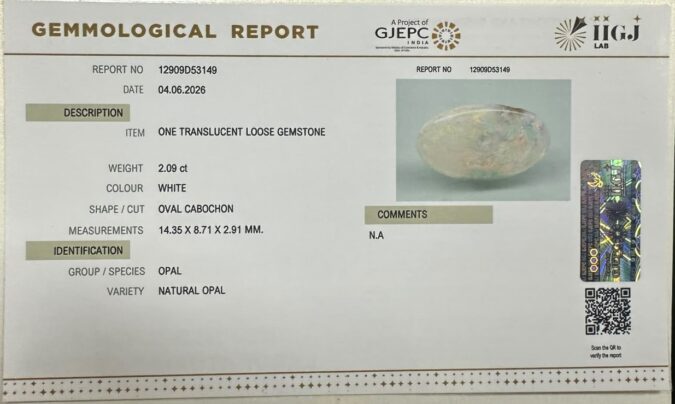 OPAL 2.09 Ct. OPAL 2.09 Ct.