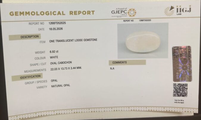OPAL 6.92 Ct.