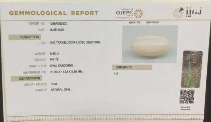 OPAL 9.85 Ct.