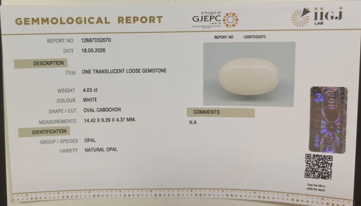 OPAL 4.03 Ct.