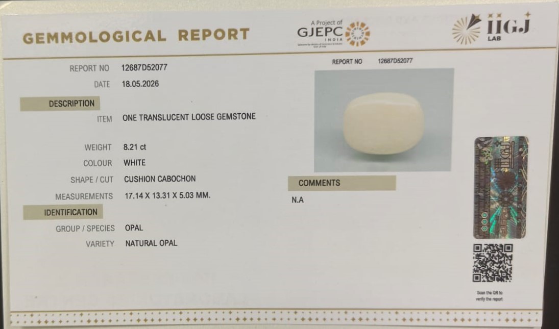 OPAL 8.21 Ct.