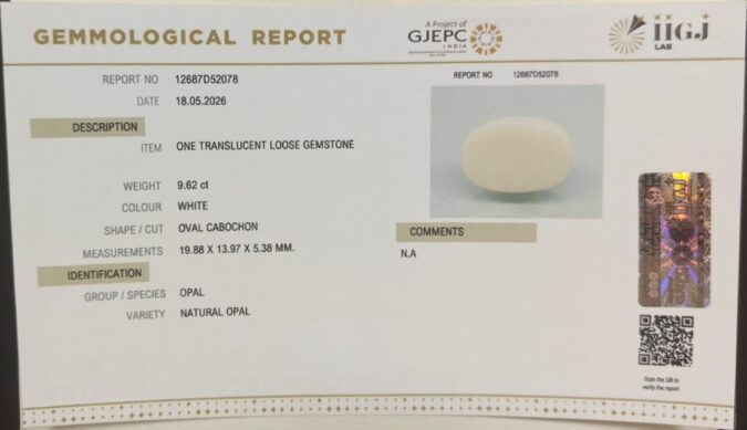 OPAL 9.62 Ct. OPAL 9.62 Ct.