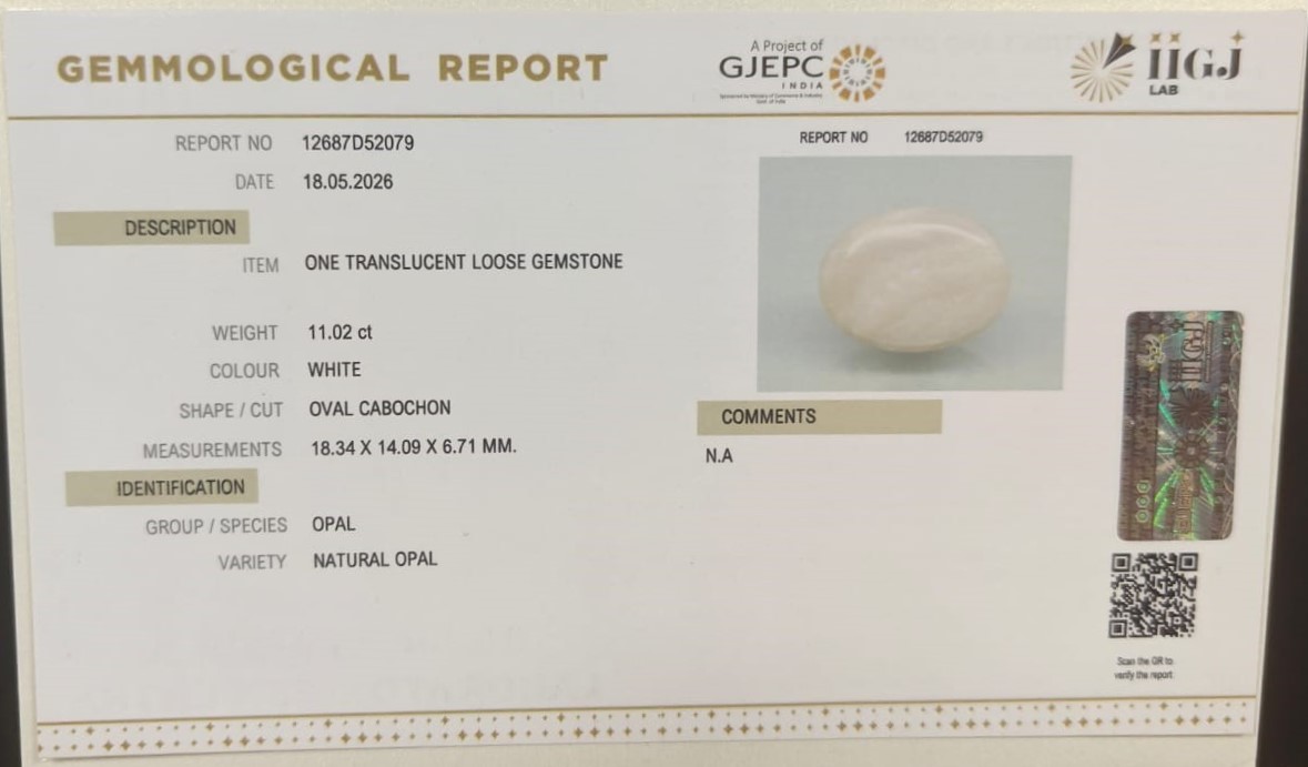 OPAL 11.02 Ct. OPAL 11.02 Ct.