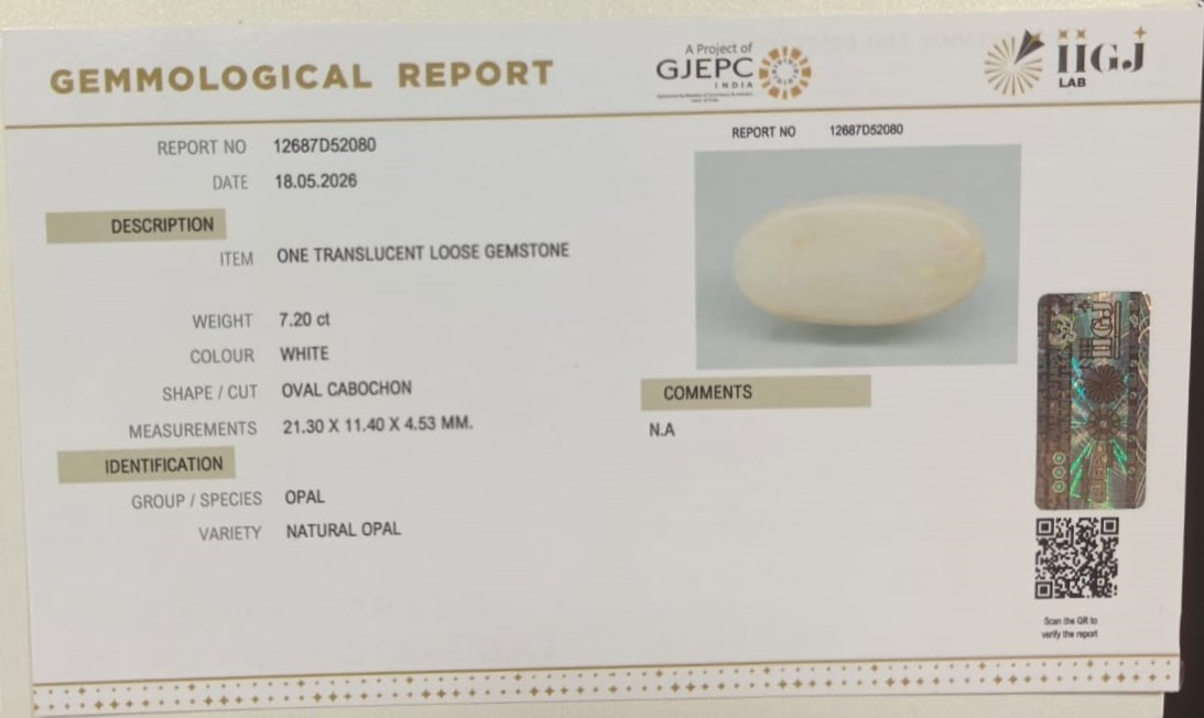 OPAL 7.2 Ct.