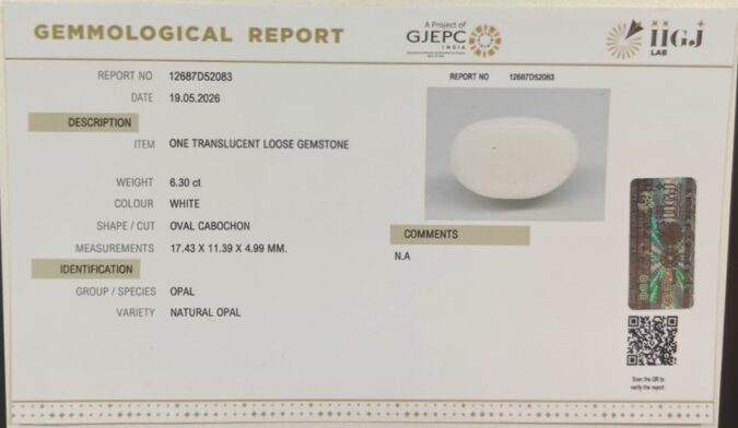OPAL 6.3 Ct. OPAL 6.3 Ct.