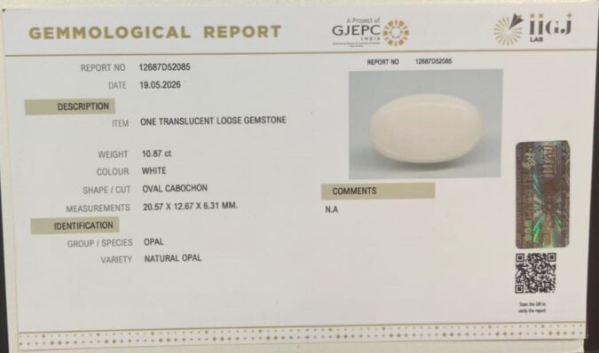 OPAL 10.87 Ct. OPAL 10.87 Ct.