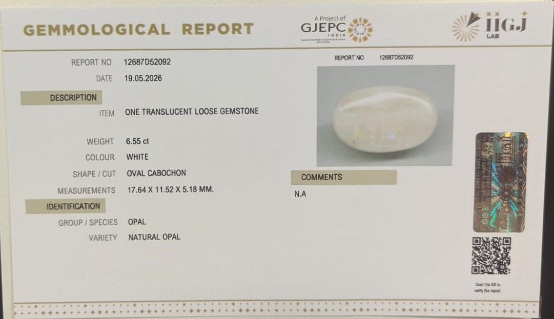 OPAL 6.55 Ct. OPAL 6.55 Ct.