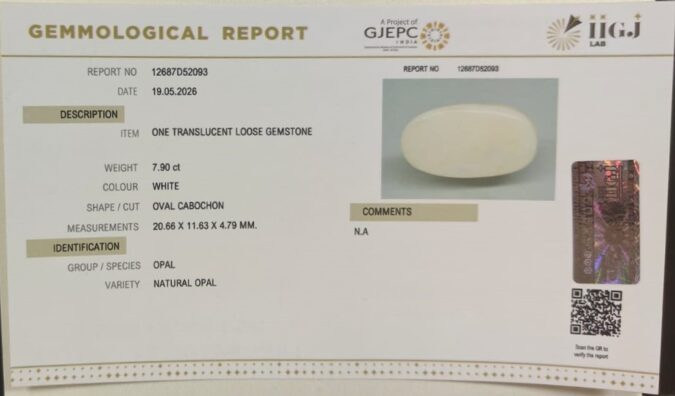 OPAL 7.9 Ct.