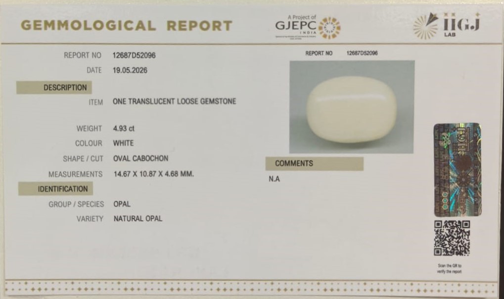 OPAL 4.93 Ct.