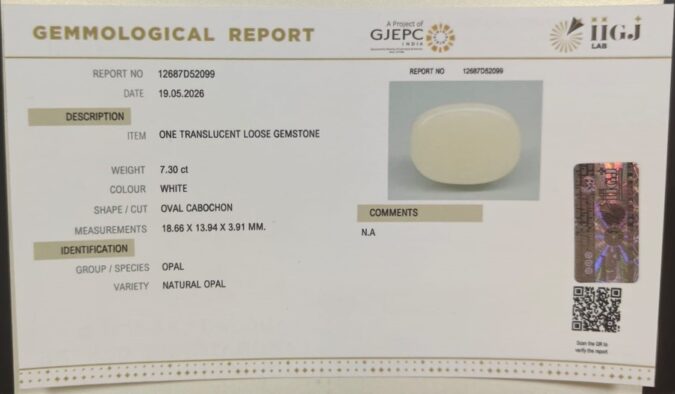 OPAL 7.3 Ct.