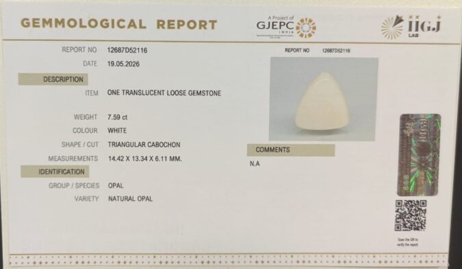 OPAL 7.59 Ct.
