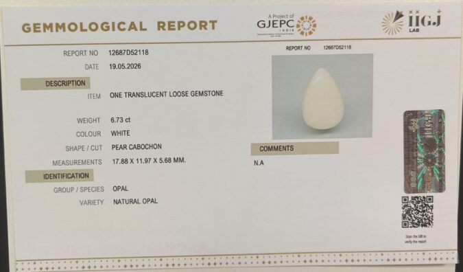 OPAL 6.73 Ct. OPAL 6.73 Ct.