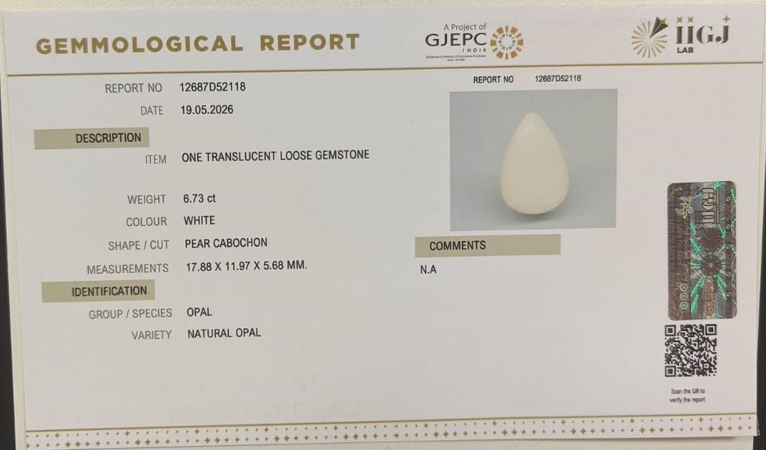 OPAL 6.73 Ct. OPAL 6.73 Ct.