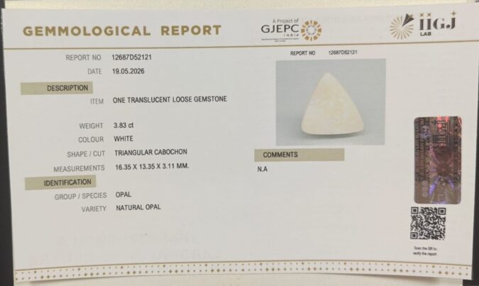 OPAL 3.83 Ct.