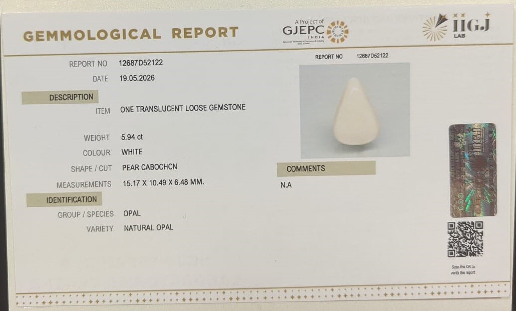 OPAL 5.94 Ct. OPAL 5.94 Ct.