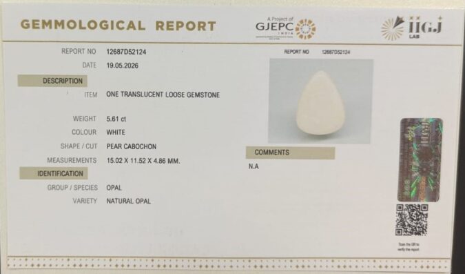 OPAL 5.61 Ct.