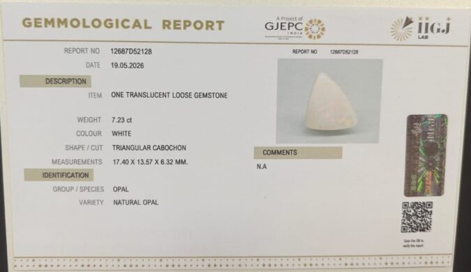 OPAL 7.23 Ct.