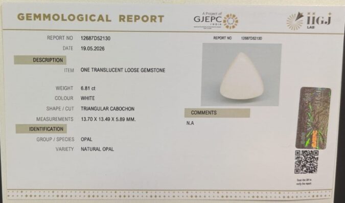 OPAL 6.81 Ct.