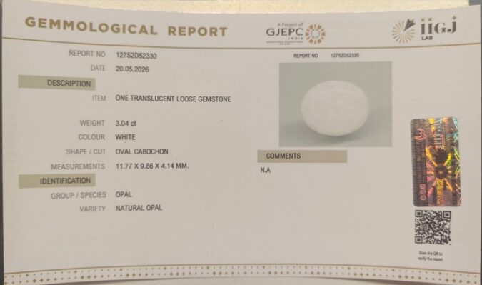 OPAL 3.04 Ct.