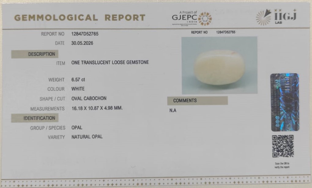 OPAL 6.57 Ct. OPAL 6.57 Ct.