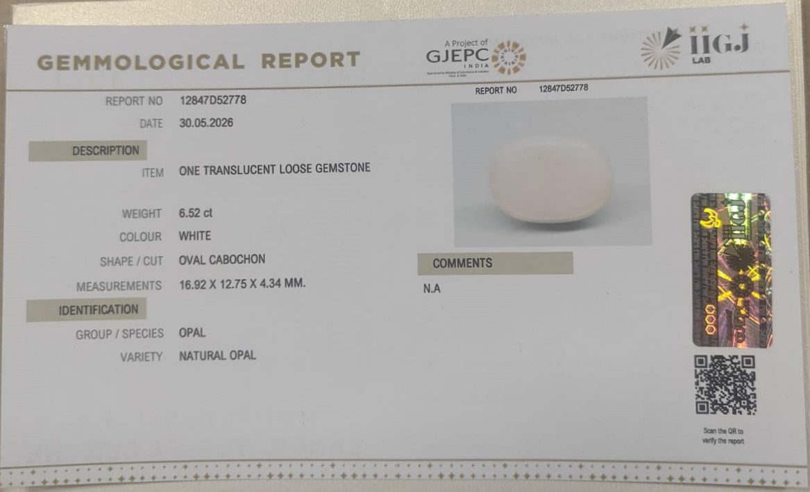 OPAL 6.52 Ct. OPAL 6.52 Ct.