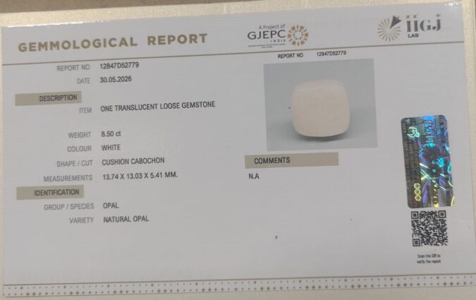 OPAL 8.5 Ct. OPAL 8.5 Ct.