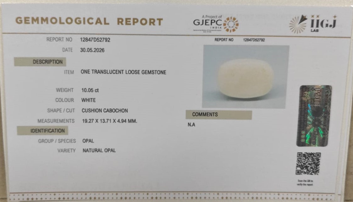 OPAL 10.05 Ct.