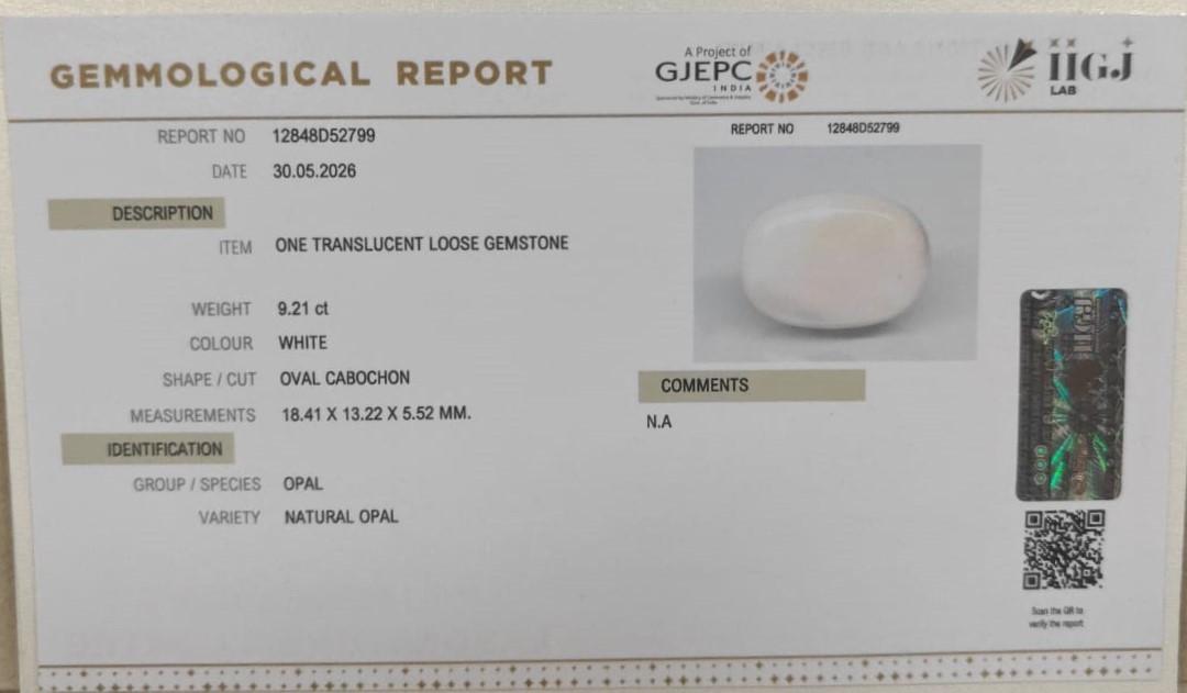 OPAL 9.21 Ct.