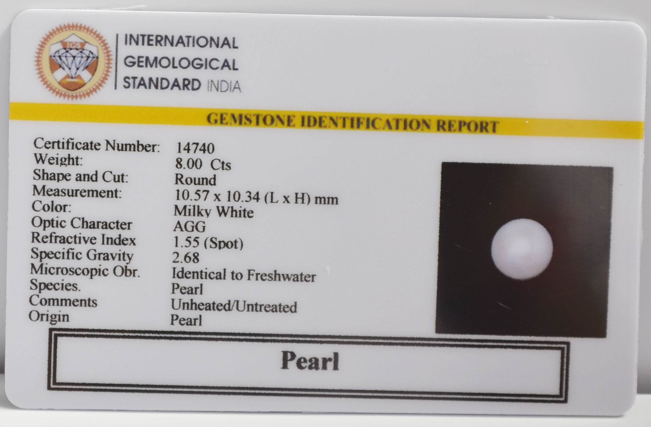 PEARL 8 Ct. 3 PRL7432K 2 PEARL 8 Ct.