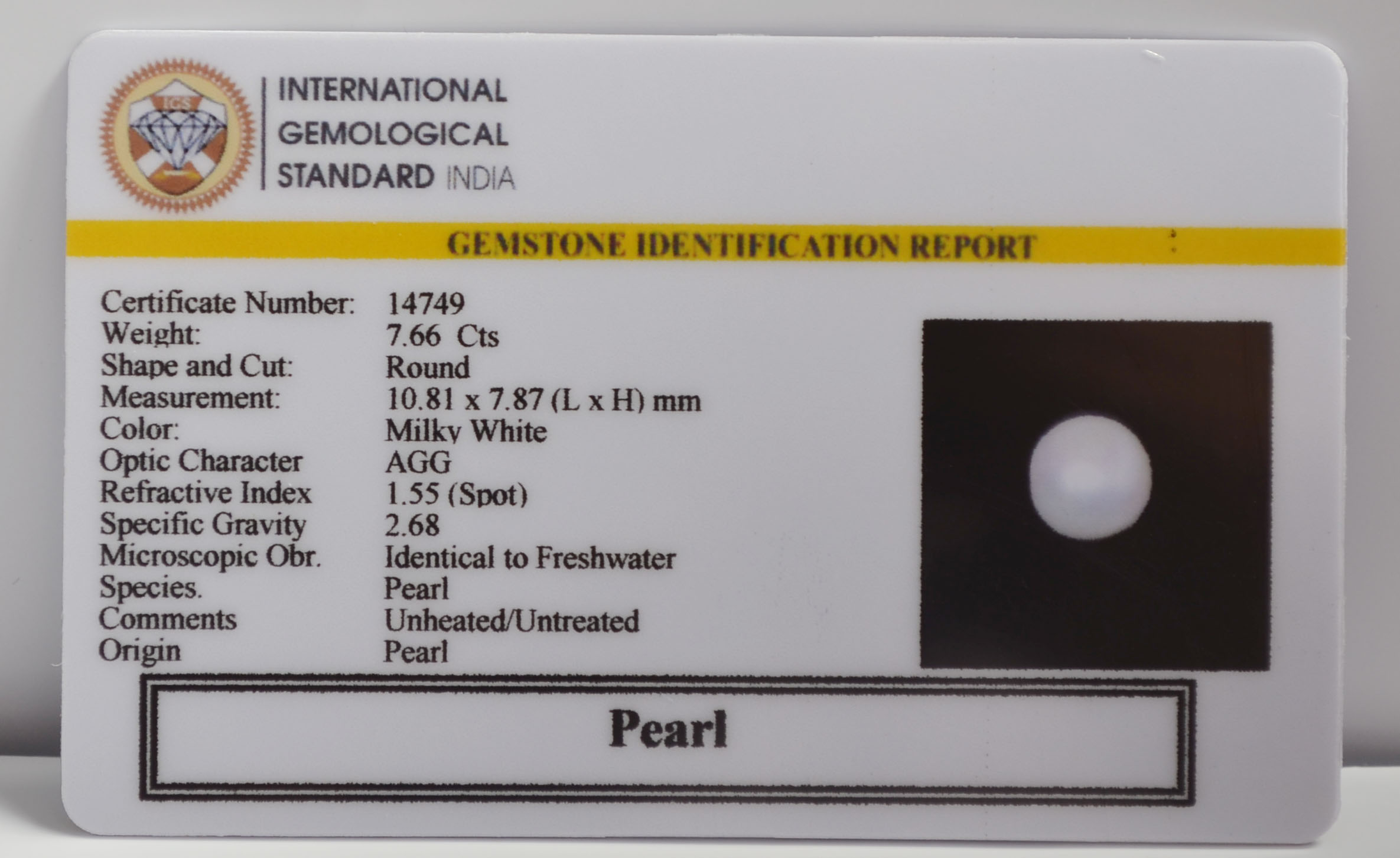 PRL7440K 2 PEARL 7.66 Ct.