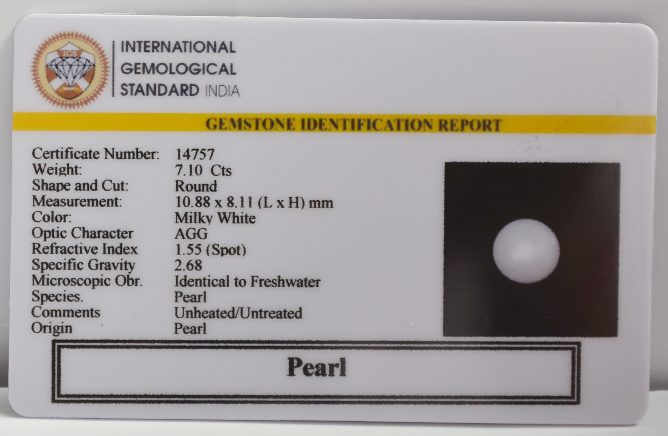 PEARL 7.1 Ct. 3 PRL7447K 2 PEARL 7.1 Ct.