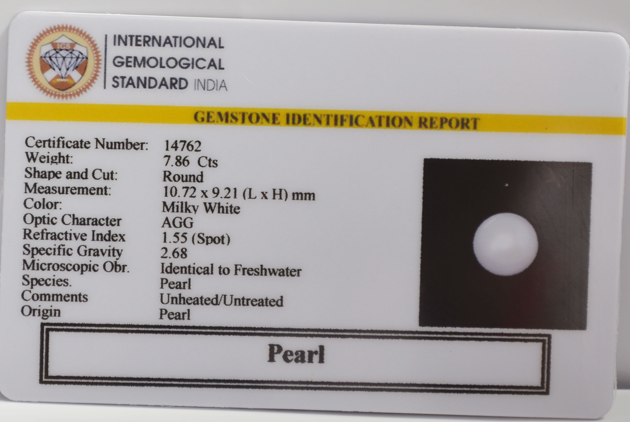 PRL7450K 2 PEARL 7.86 Ct.