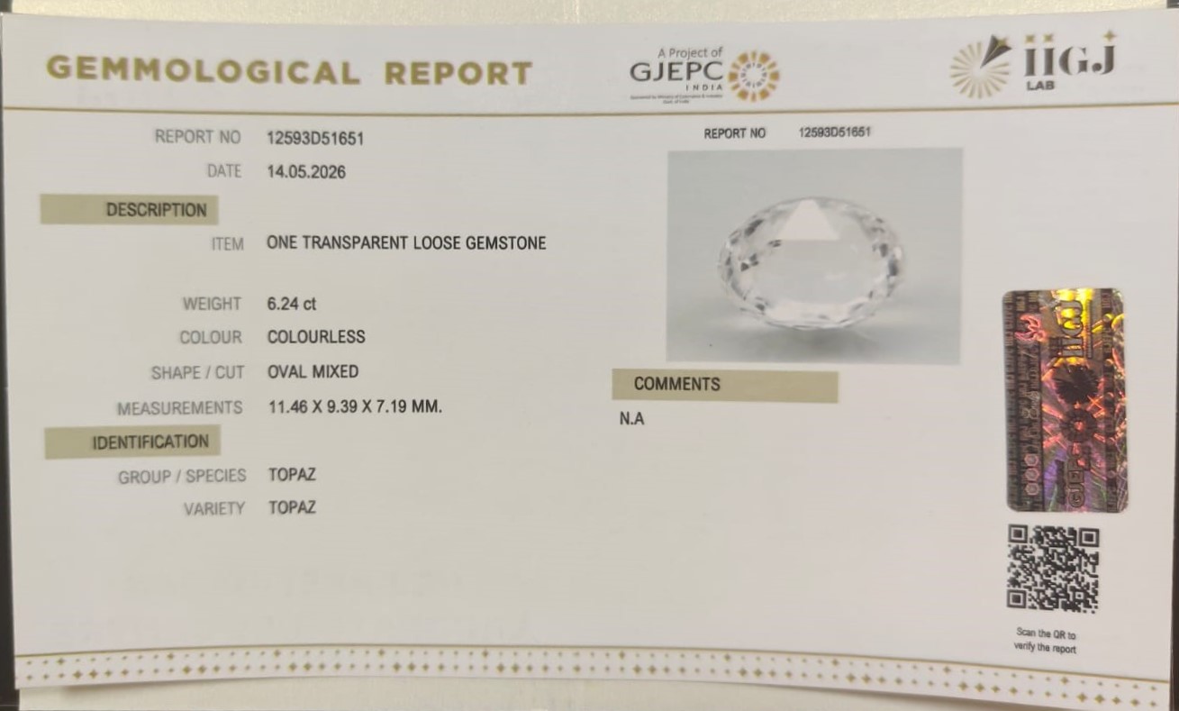 TPZ1458G 2 TOPAZ 6.24 Ct.