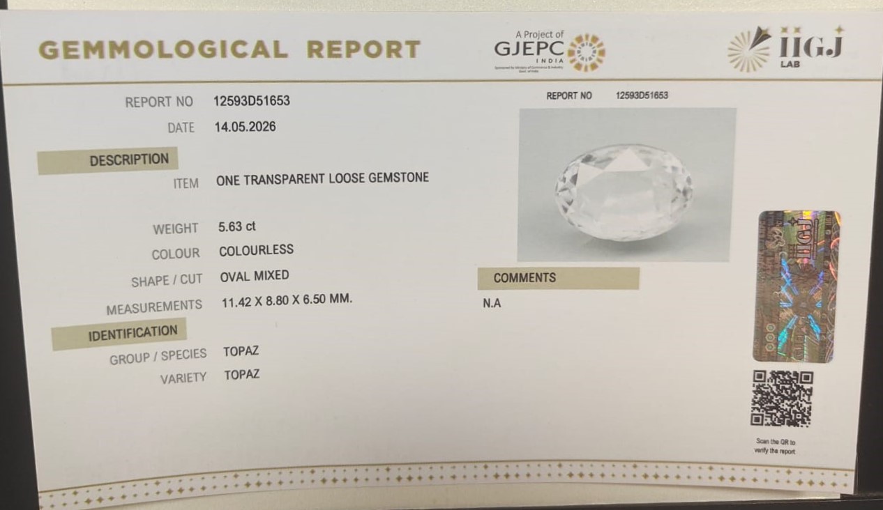 TPZ1459K 2 TOPAZ 5.63 Ct.