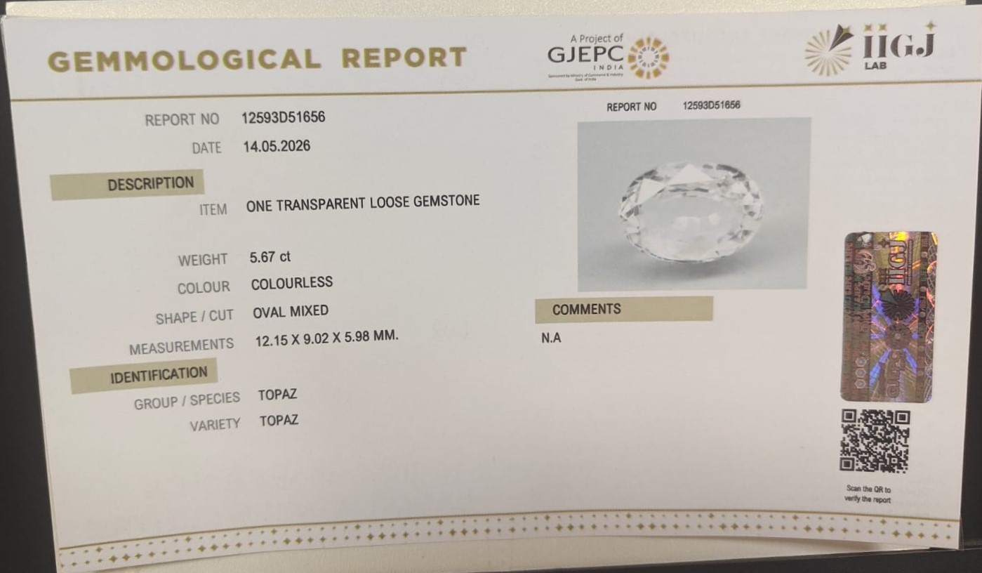 TPZ1461K 2 TOPAZ 5.67 Ct.