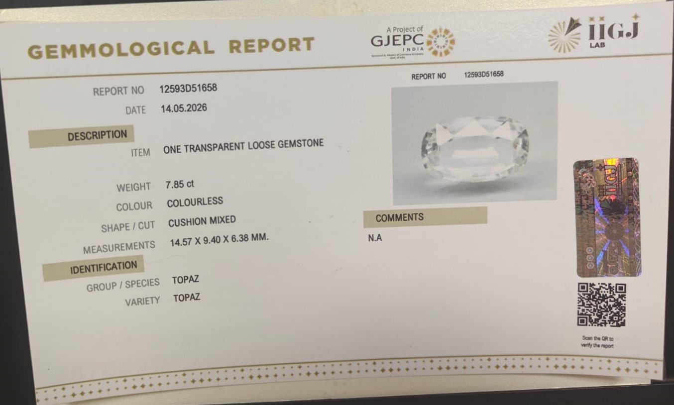 TPZ1463K 2 TOPAZ 7.85 Ct.