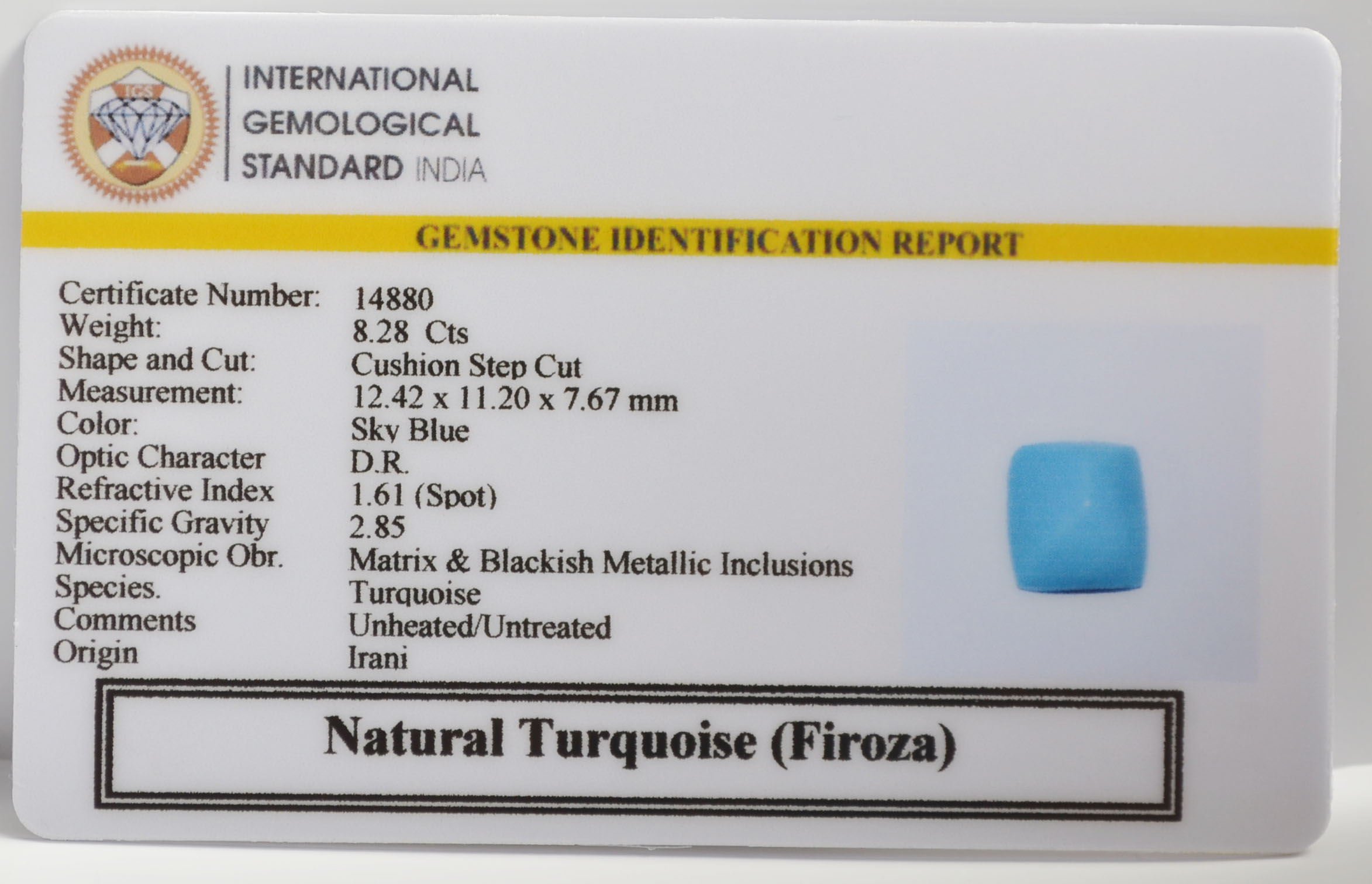 TUR3009K 2 TURQUOISE 8.28 Ct.