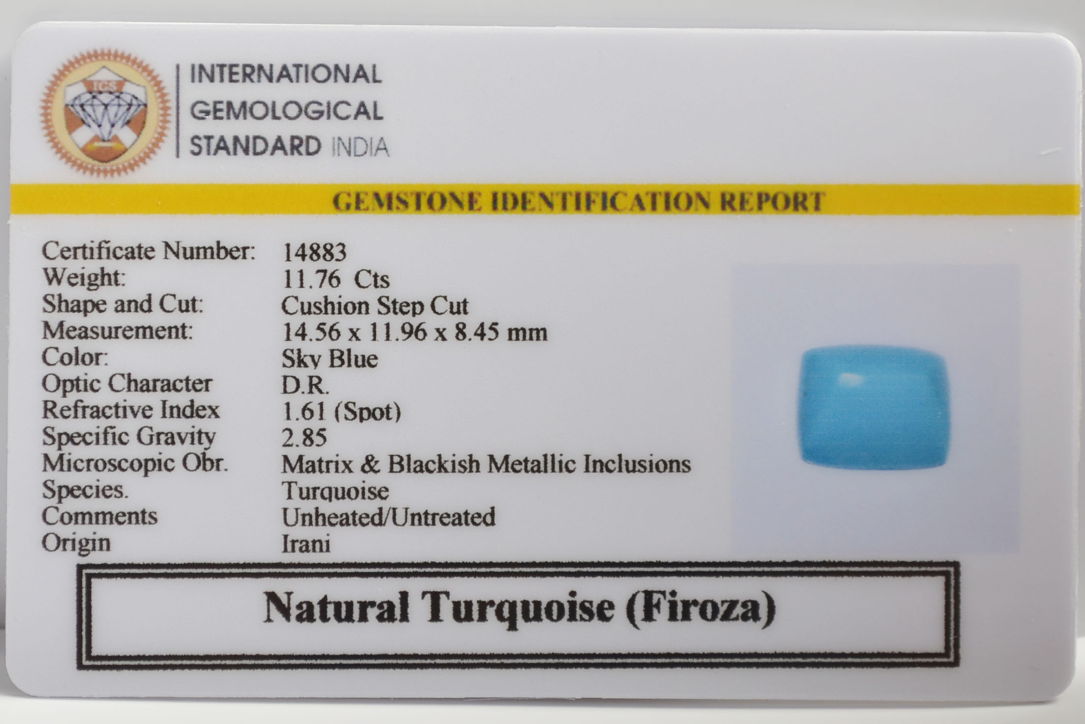 TUR3012K 2 TURQUOISE 11.76 Ct.