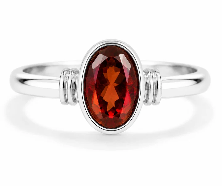 Hessonite Ring Rs. 3890/- (Gomed 7+Ratti)
