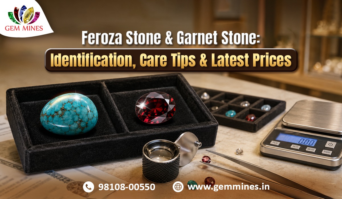 Firoza Stone & Garnet Stone: Identification, Care Tips & Latest Prices