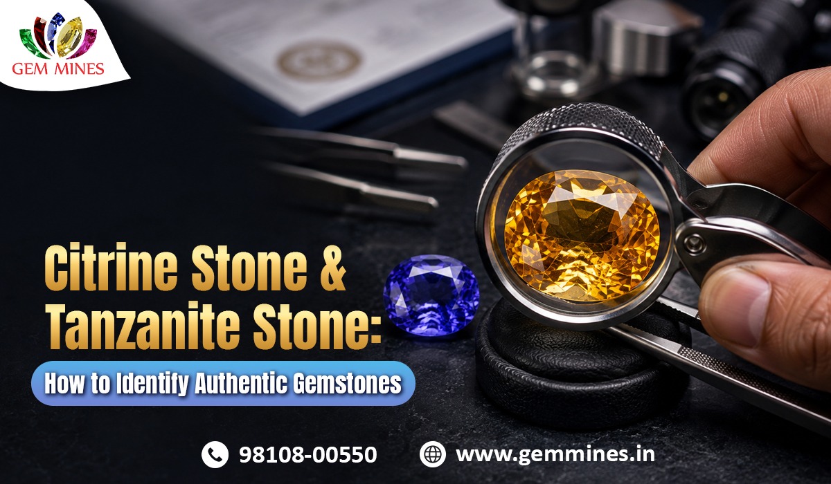 Citrine Stone and Tanzanite Stone: How to Identify Authentic Gemstones