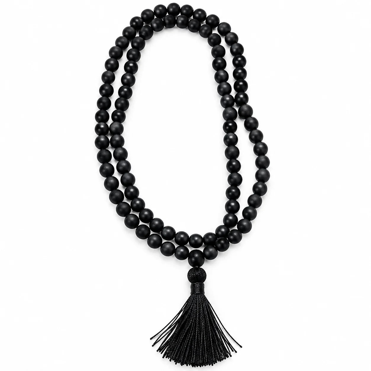 Karungali 10mm jaap mala diamond cut