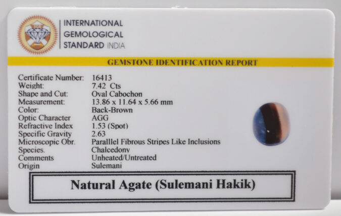 SULEMANI HAKIK 7.42 Ct.